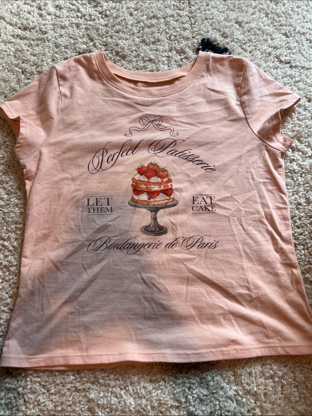 Kids Pink 'Perfect Patisserie' Graphic Tee